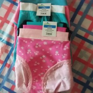Ladies  Underwear Set - Pink, Blue, Green